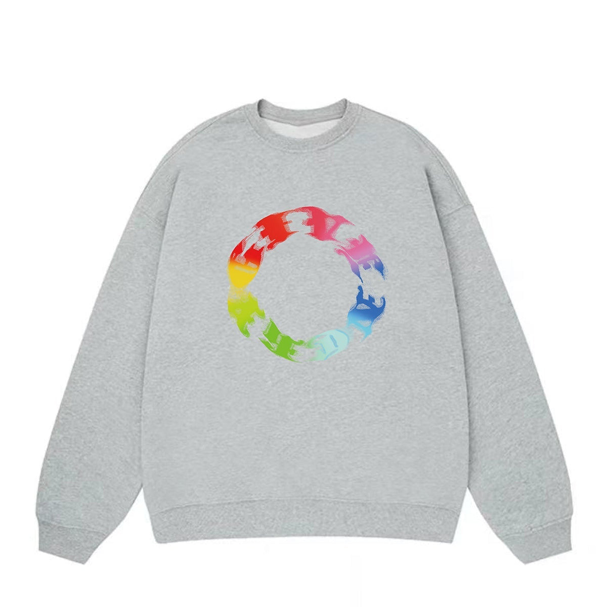 circle printed sweatshirt