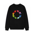 circle printed sweatshirt