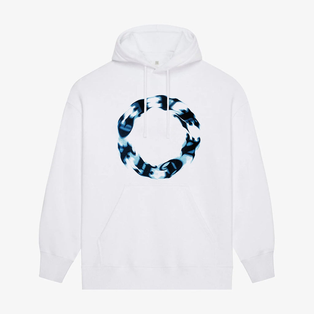 Circle printed hoodie