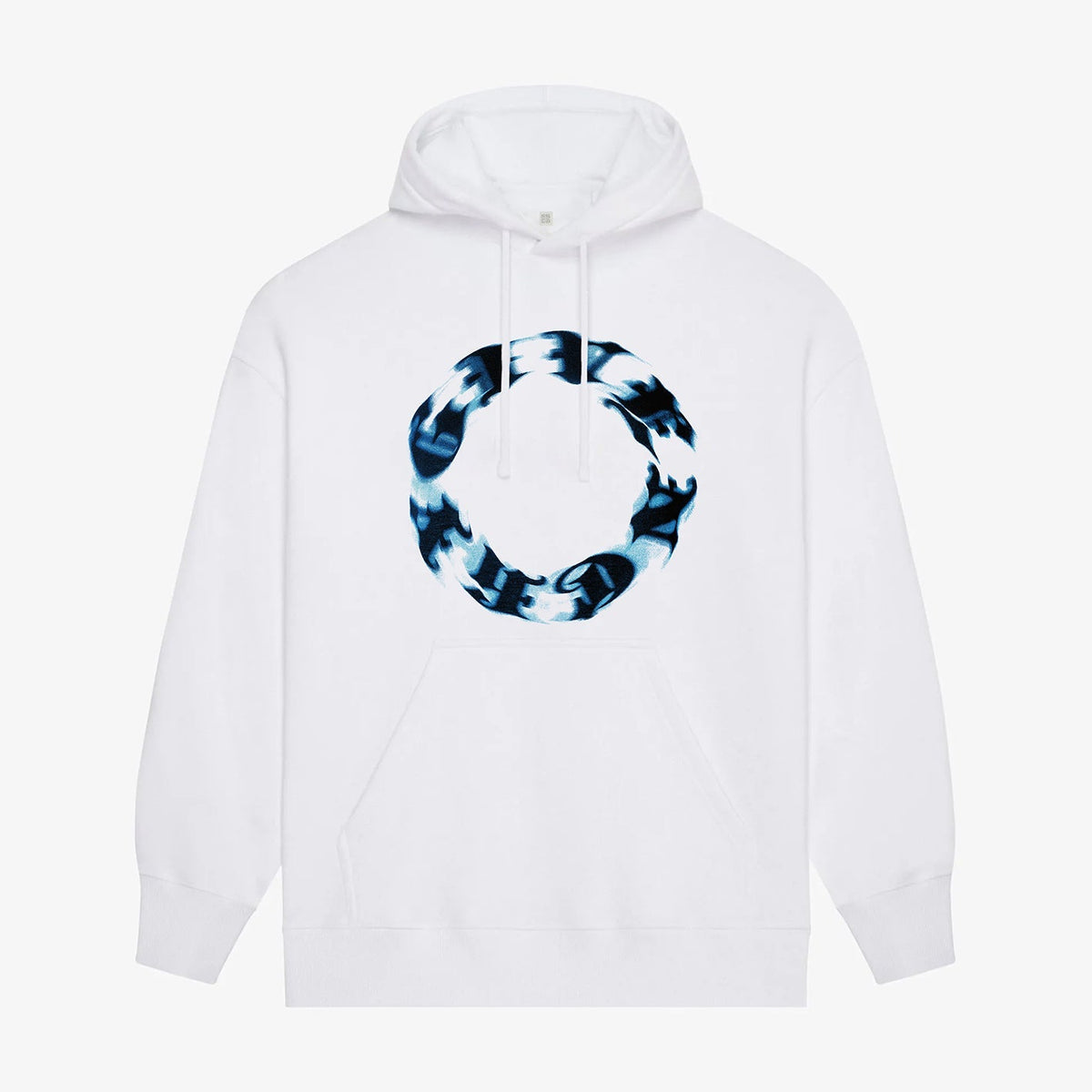 Circle printed hoodie