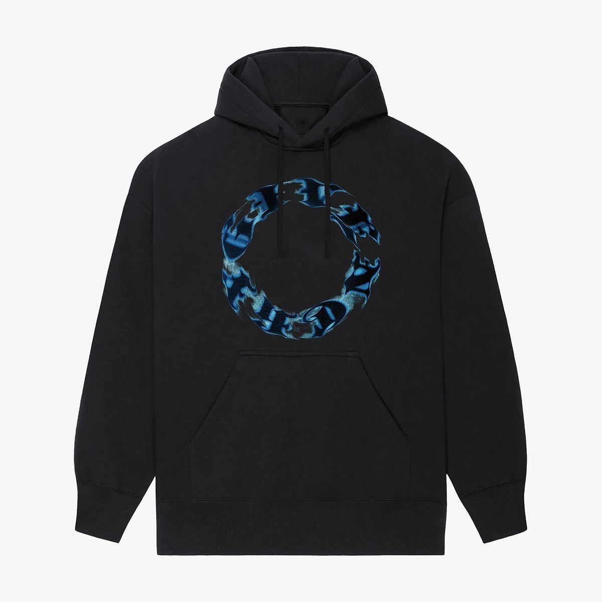 Circle printed hoodie