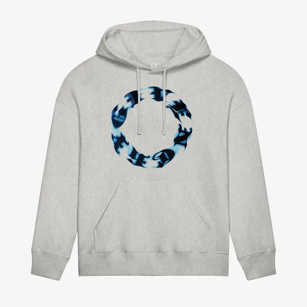 Circle printed hoodie