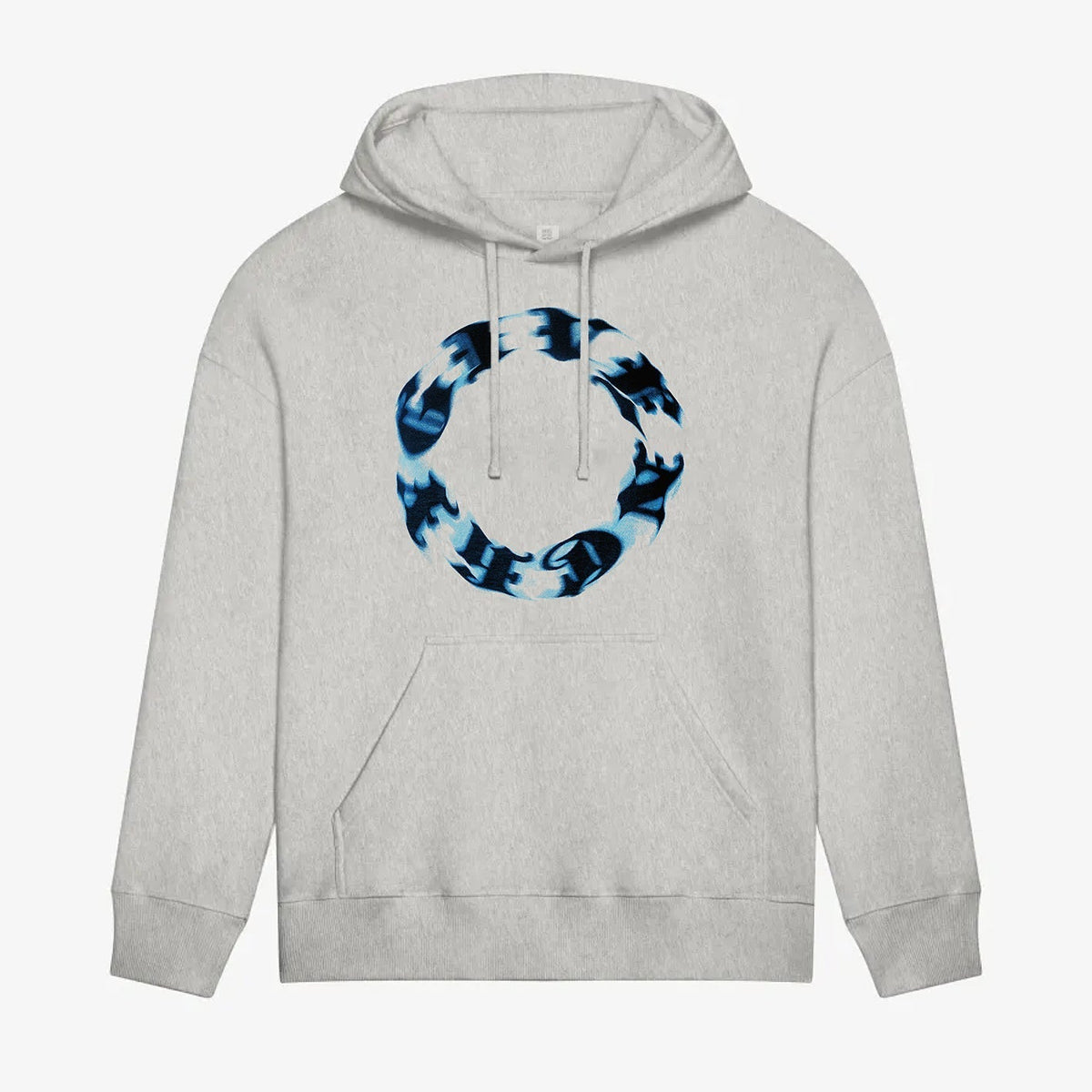 Circle printed hoodie