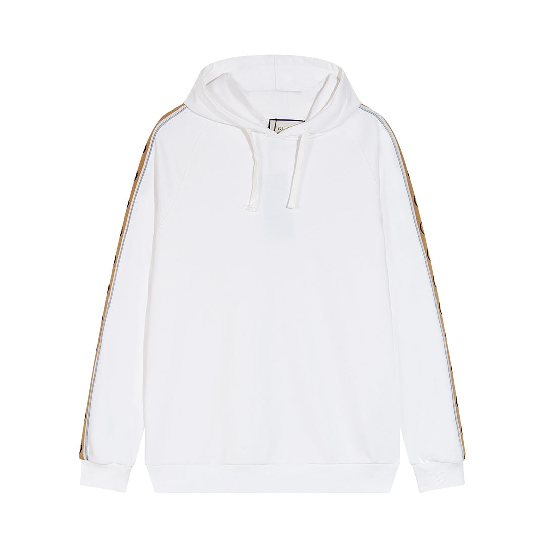 Side Webbing Reflective Drawstring Hoodie