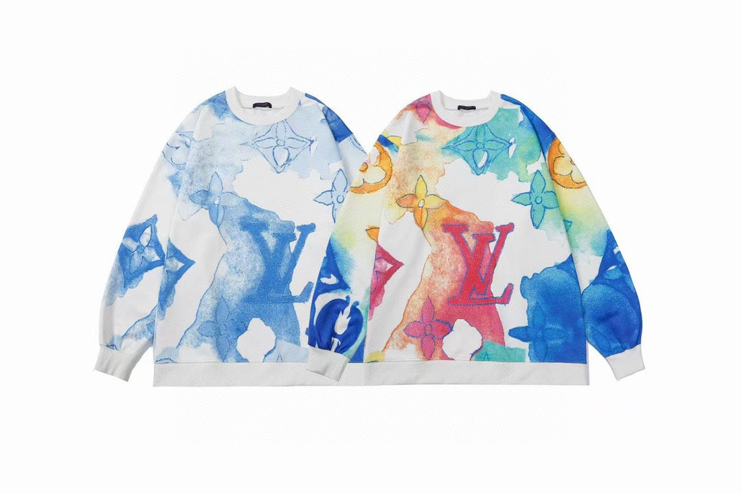 Tie Dye Color Sweatshirt