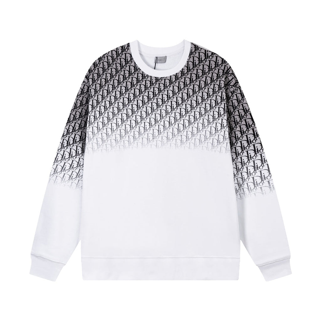 Gradient Inkjet Print Sweatshirt