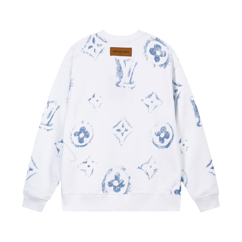 Gradient Inkjet Print Sweatshirt