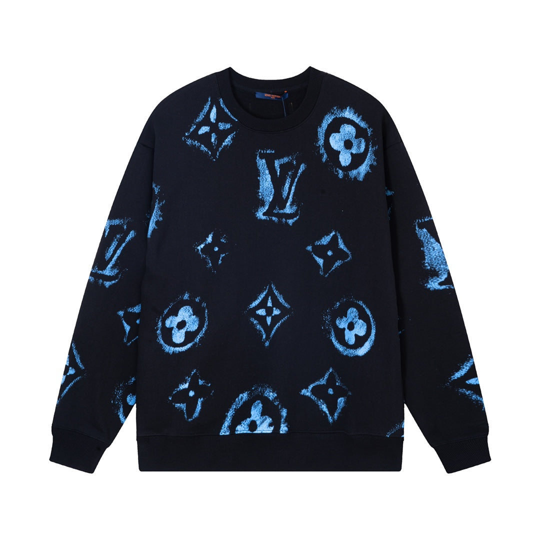 Gradient Inkjet Print Sweatshirt