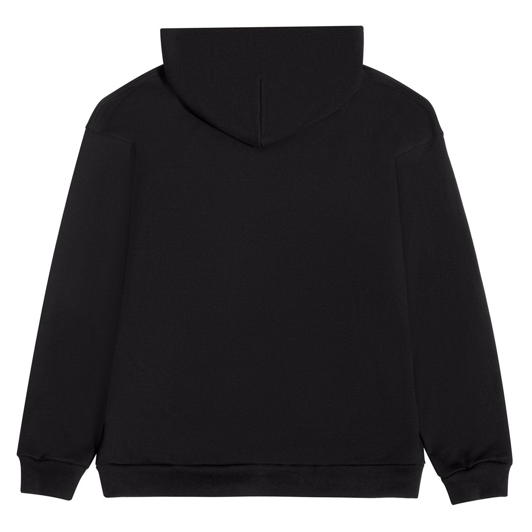 Different Logo Print Hoodie