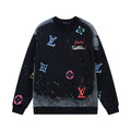 inkjet graffiti logo sweatshirt