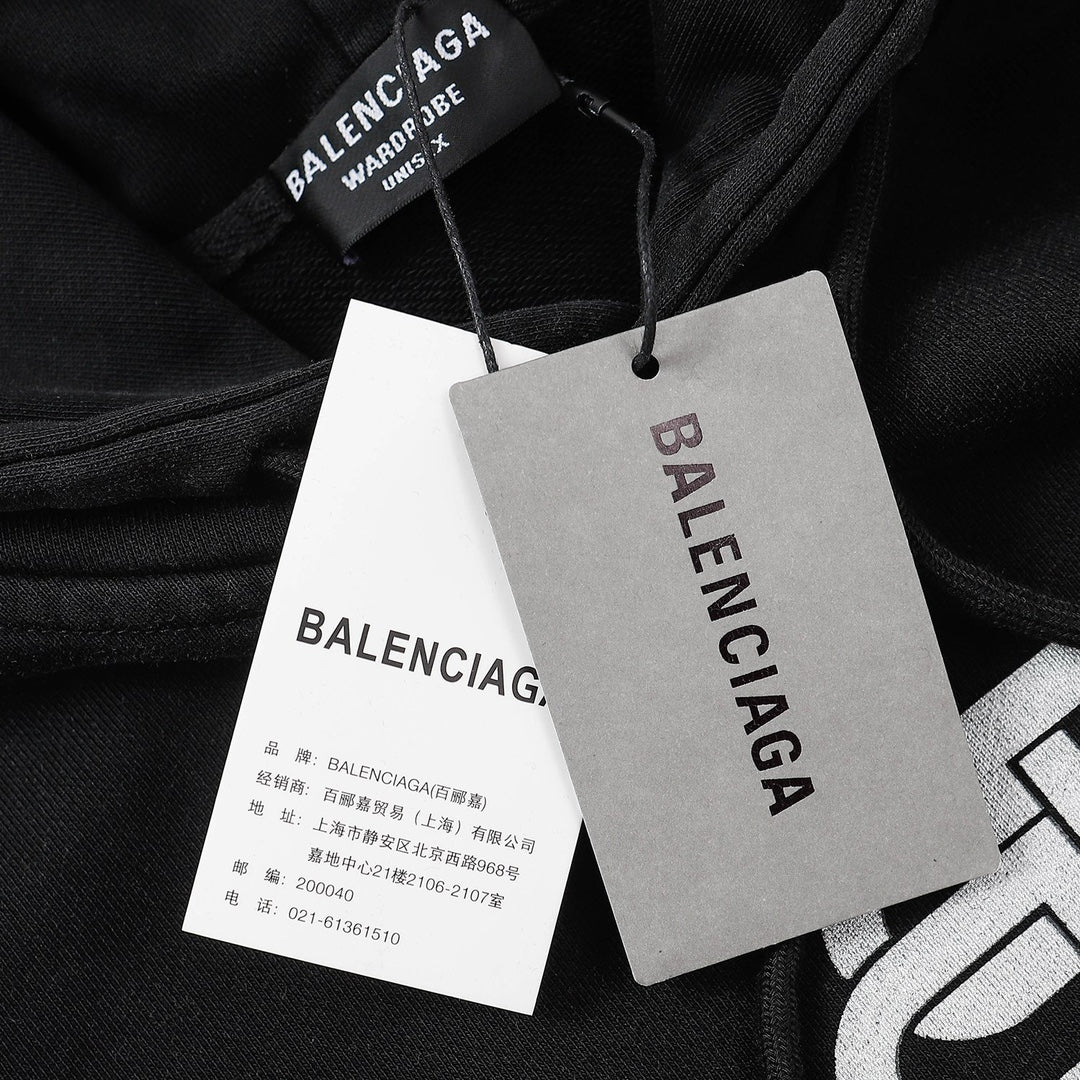 Classic logo print hoodie