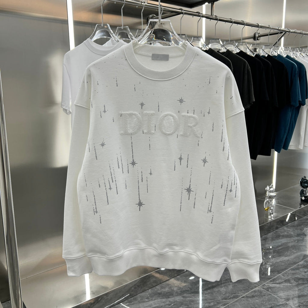 Falling Meteo print sweatshirt