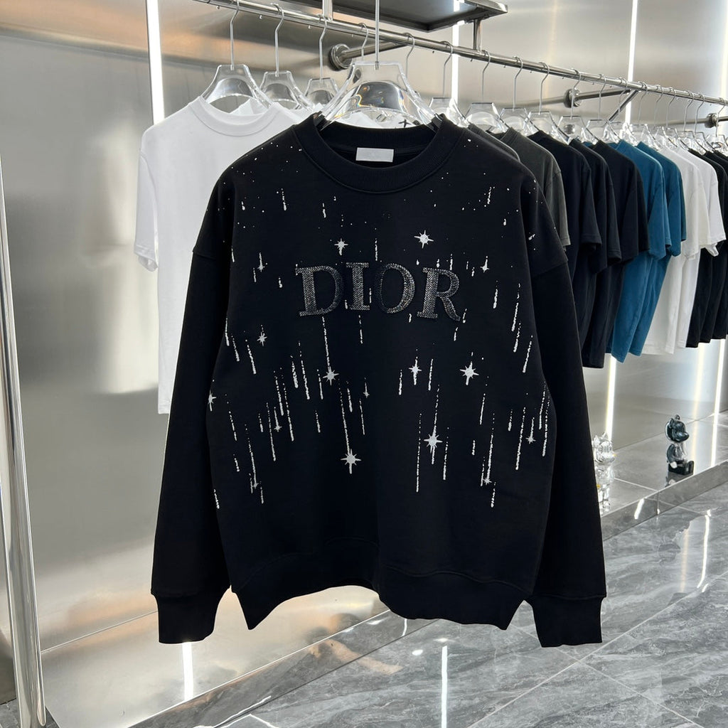 Falling Meteo print sweatshirt