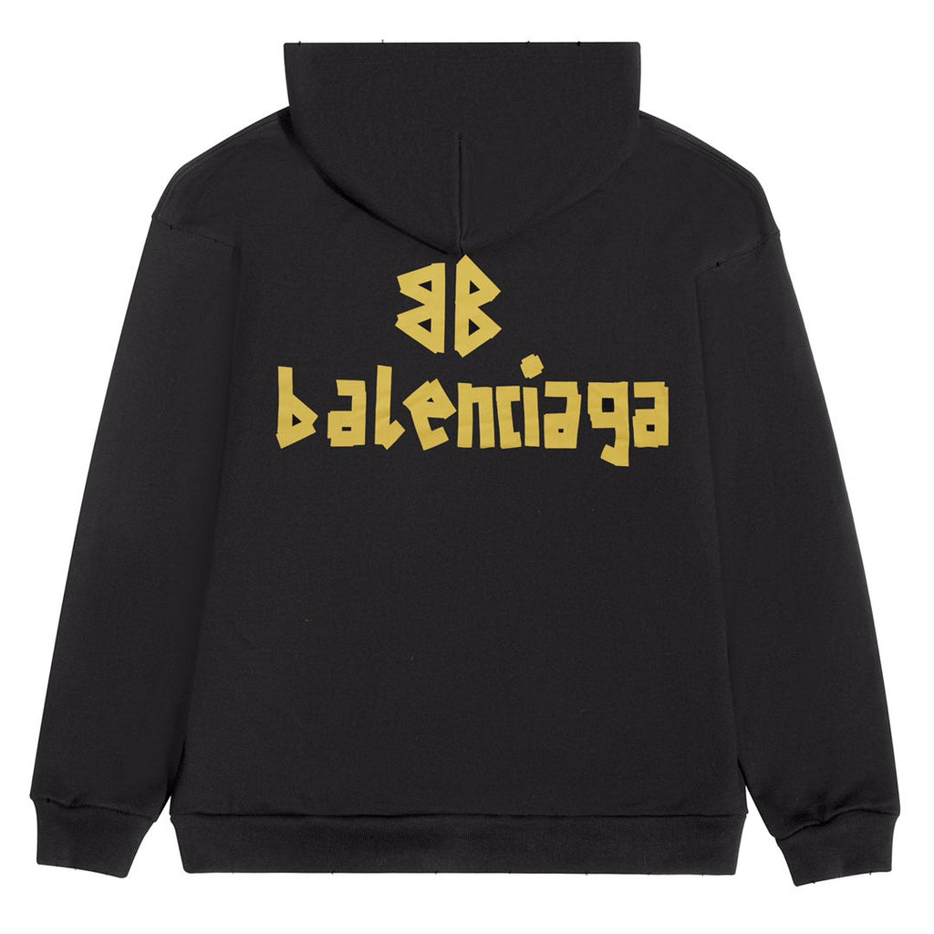 Tape printed hoodie
