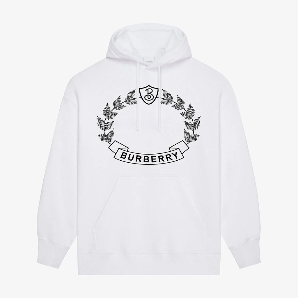 Oak Leaf Crest printed hoodie