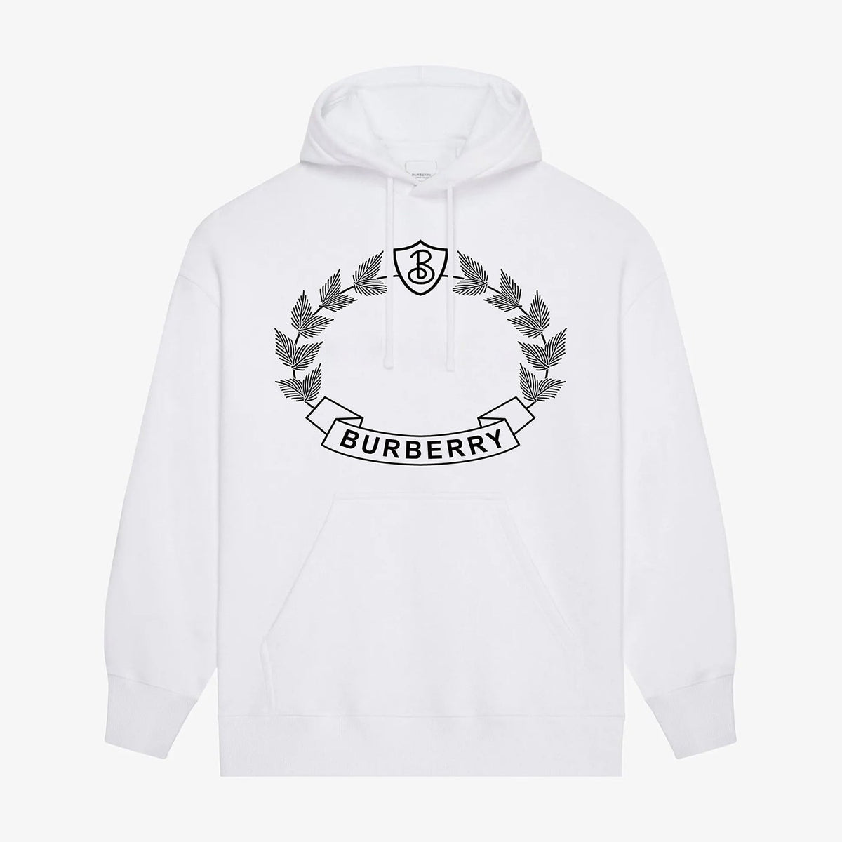 Oak Leaf Crest printed hoodie