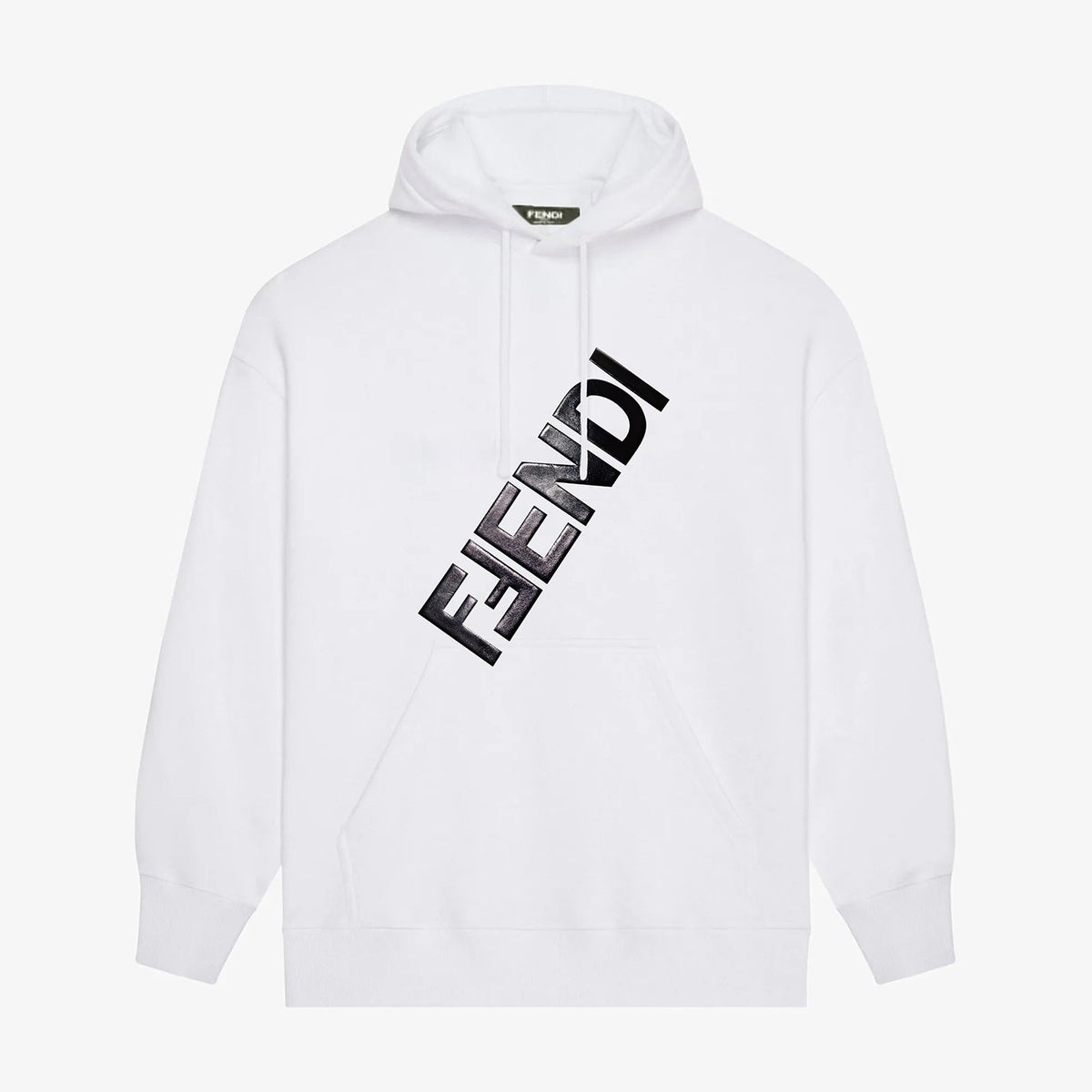 BLACK printed hoodie