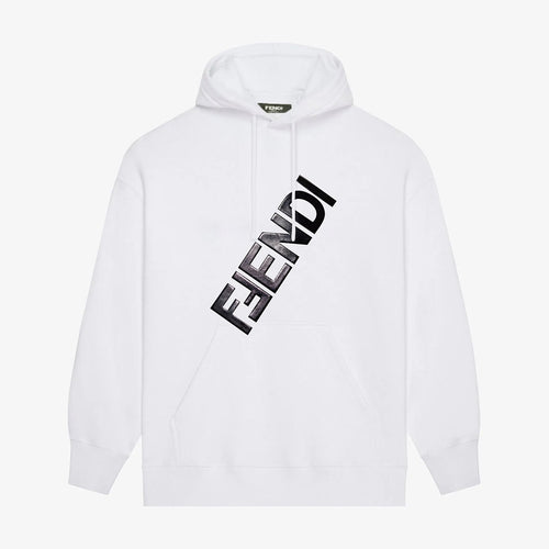 Black printed hoodie