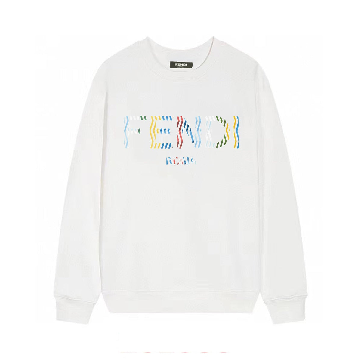 Colorful logo printed sweatshirt