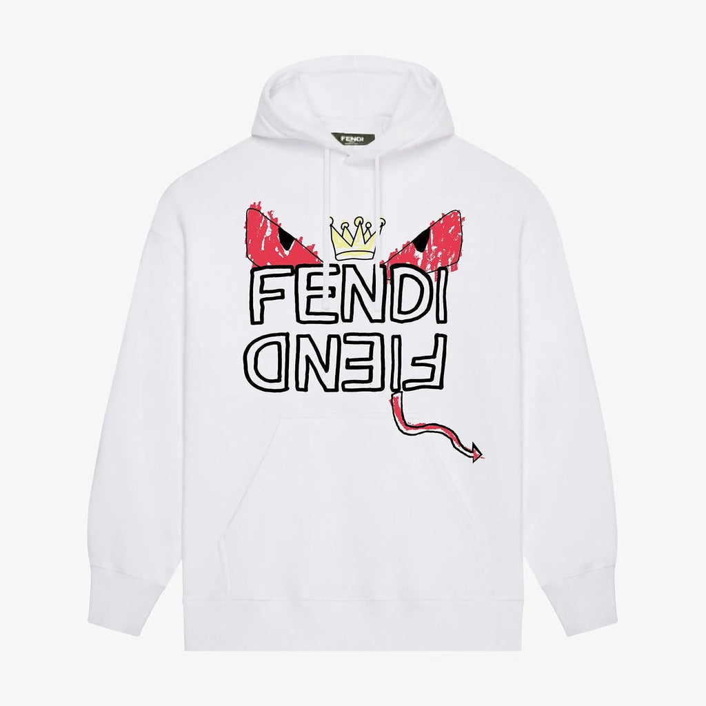 Cartoon printed hoodie