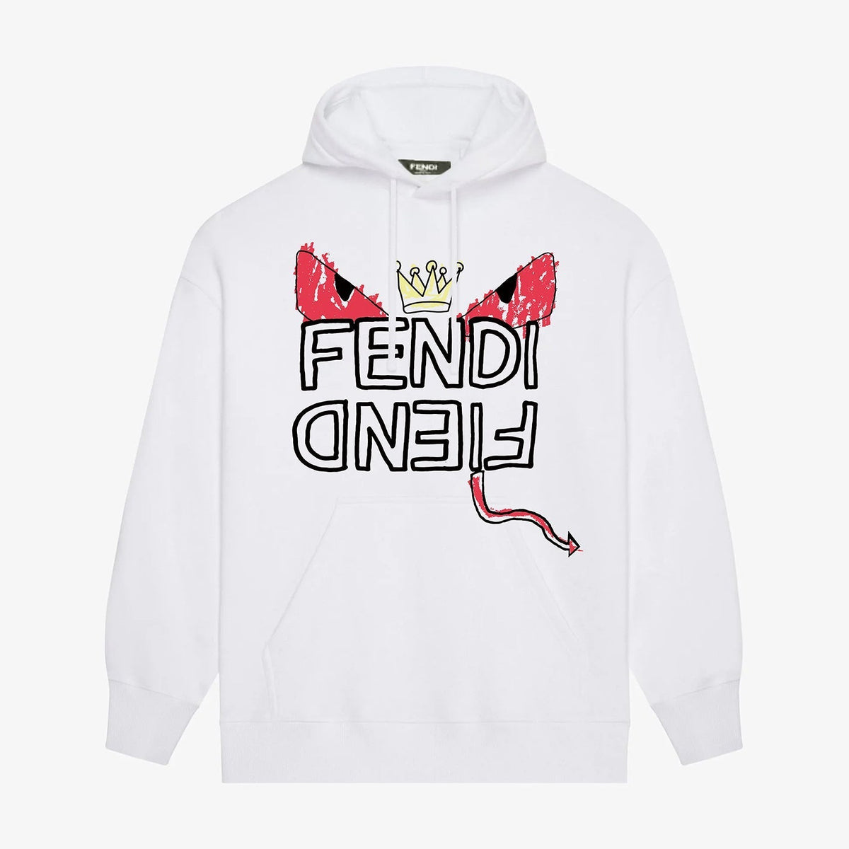 Cartoon printed hoodie
