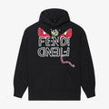 Cartoon printed hoodie