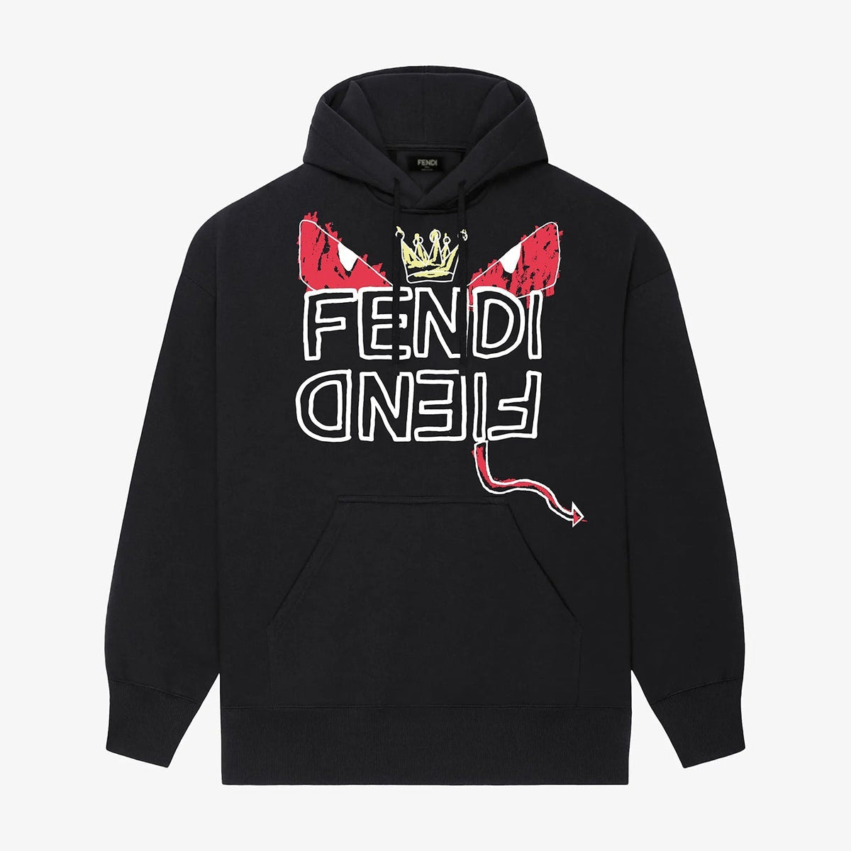 Cartoon printed hoodie