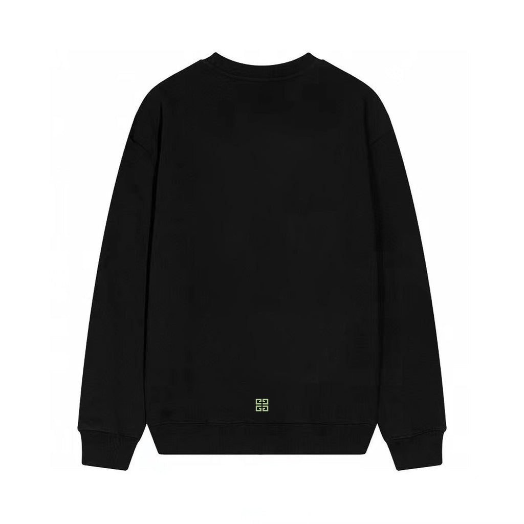 circle printed sweatshirt