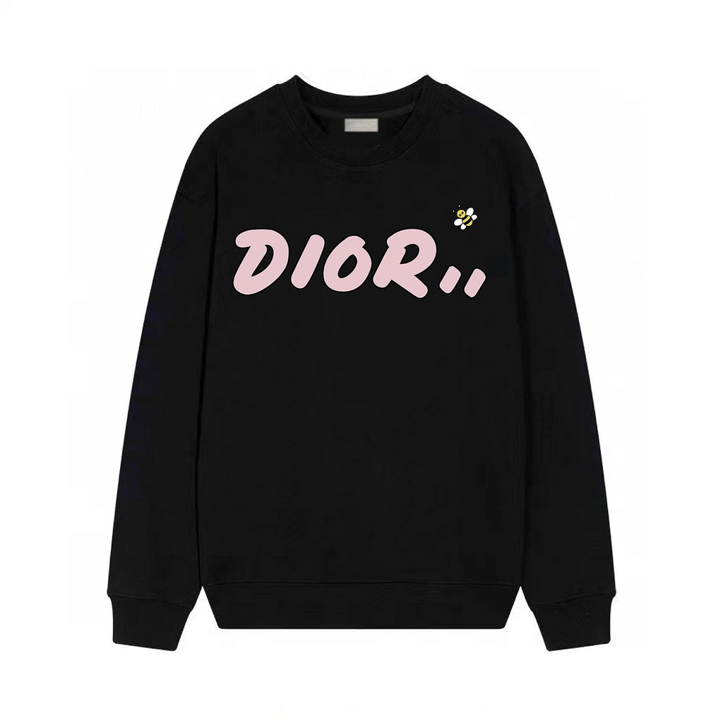 Pink printed sweatshirt