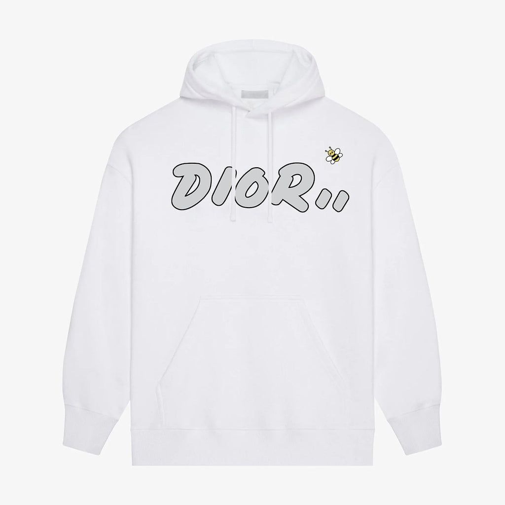 Pink printed hoodie