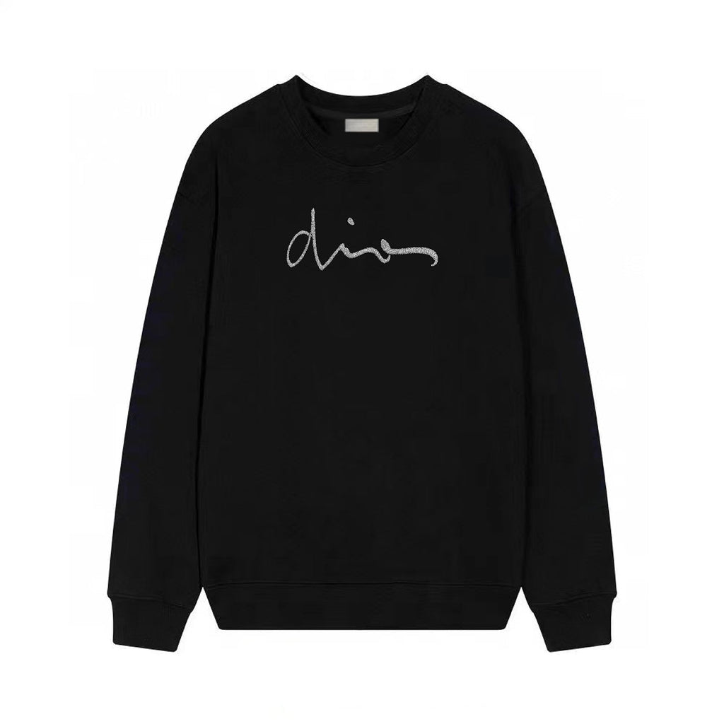Black logo printed sweatshirt