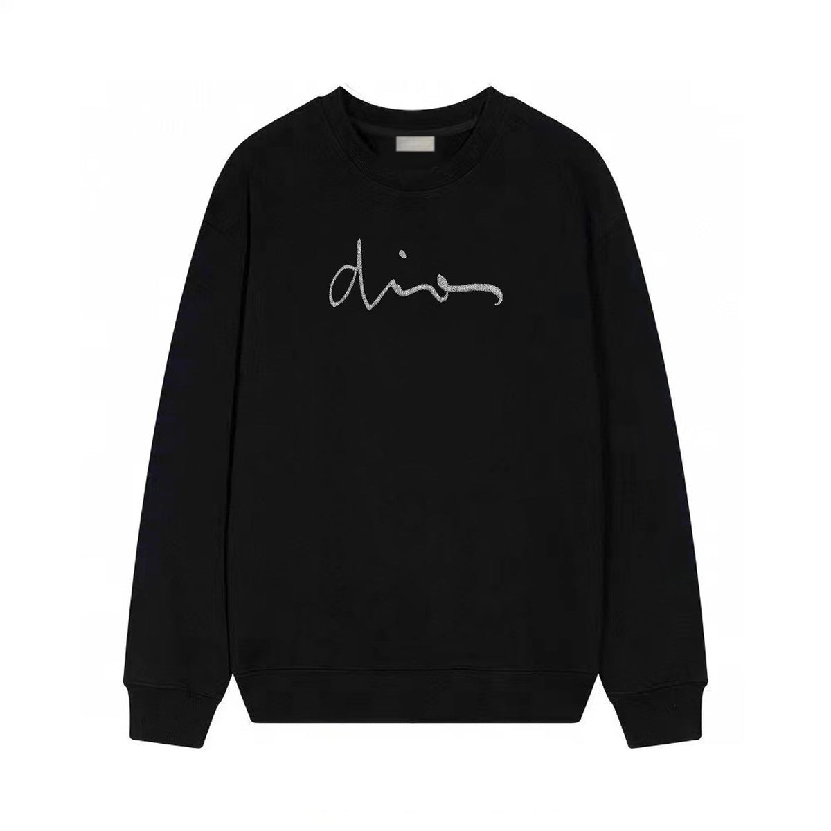 Black logo printed sweatshirt