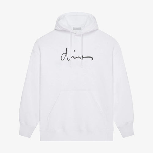 Black logo printed hoodie