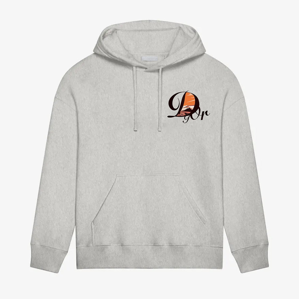 Sunset printed hoodie