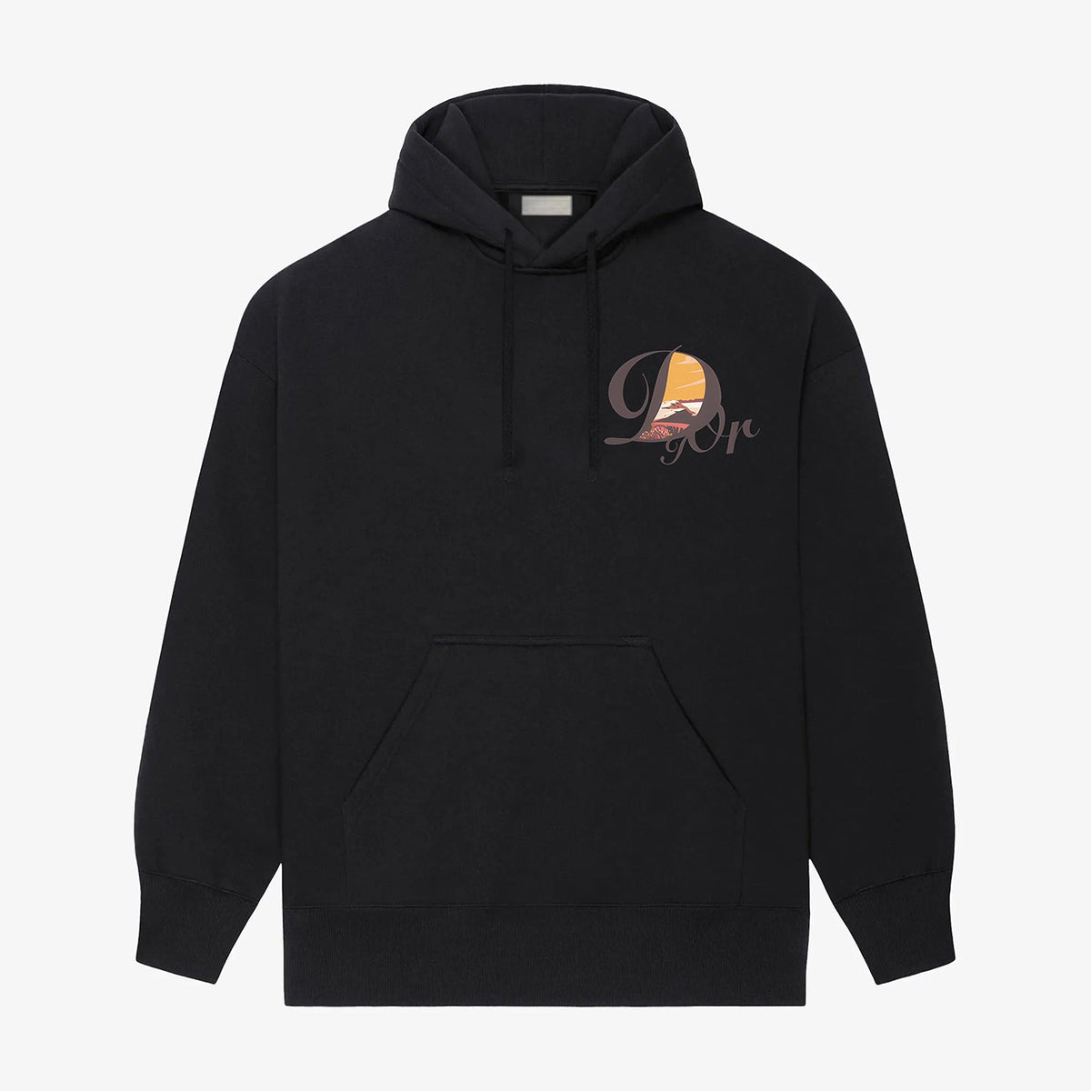 Sunset printed hoodie