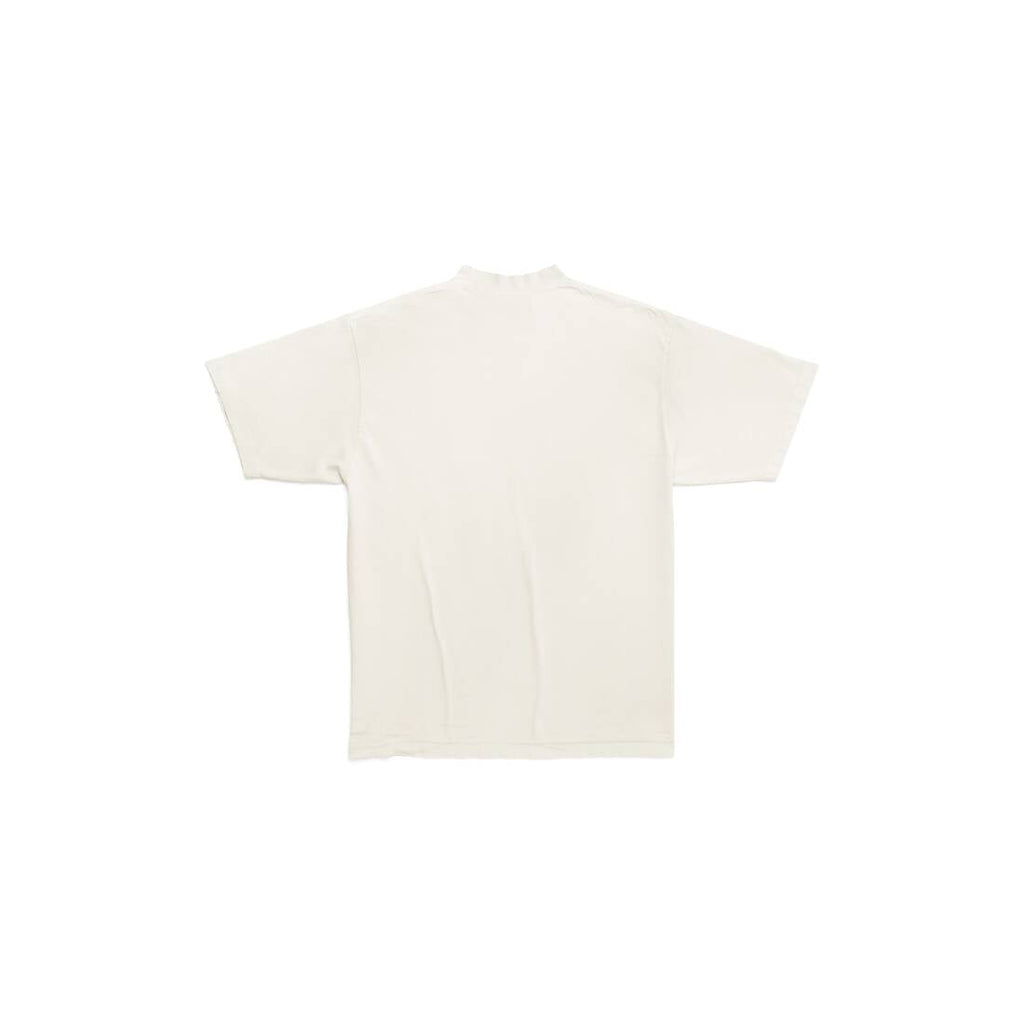 WOMEN'S DIY COLLEGE T-SHIRT MEDIUM FIT IN WHITE