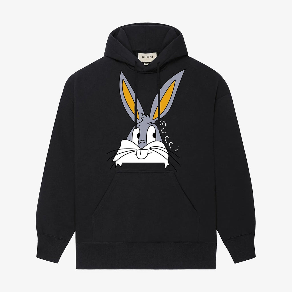 Bunny printed hoodie