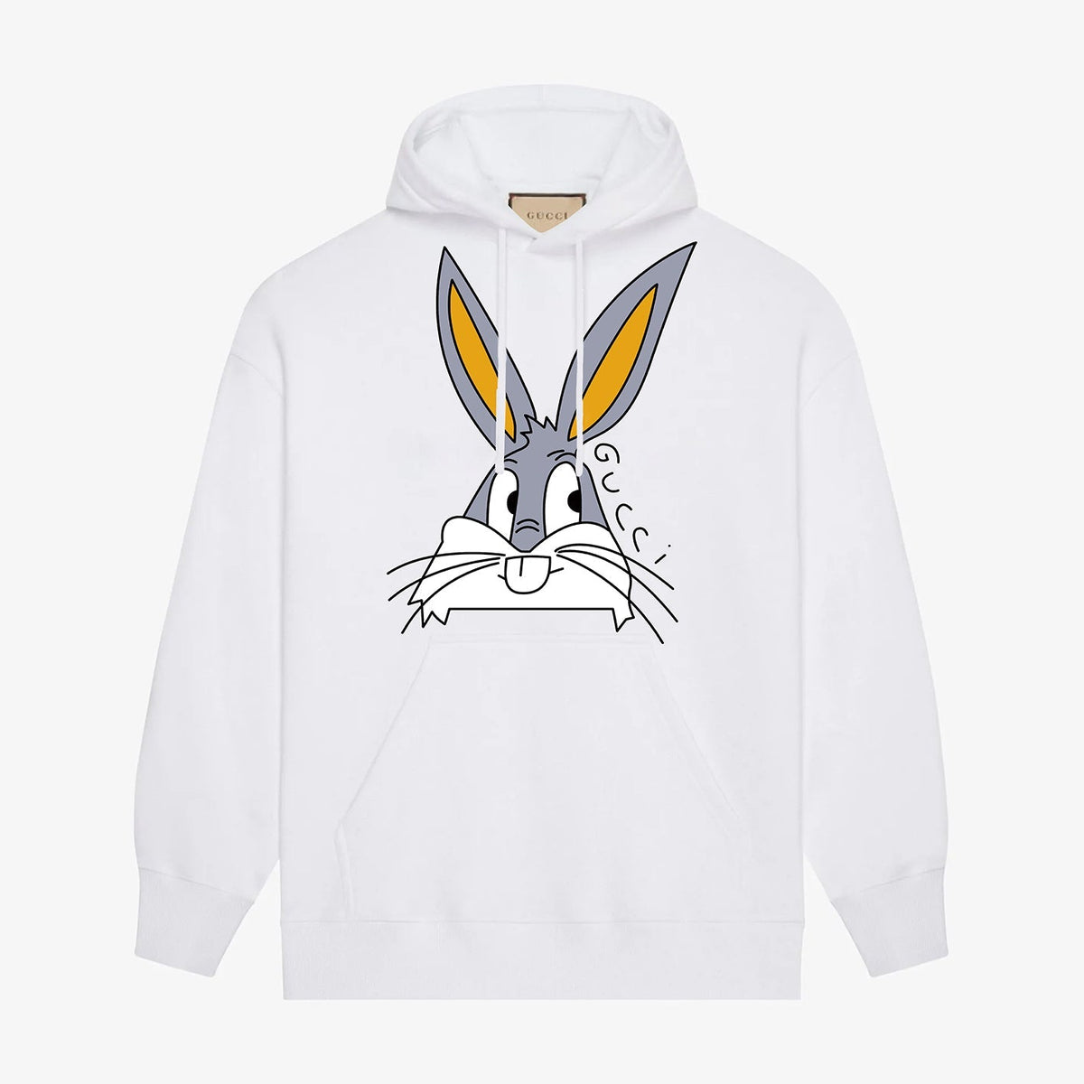 Bunny printed hoodie