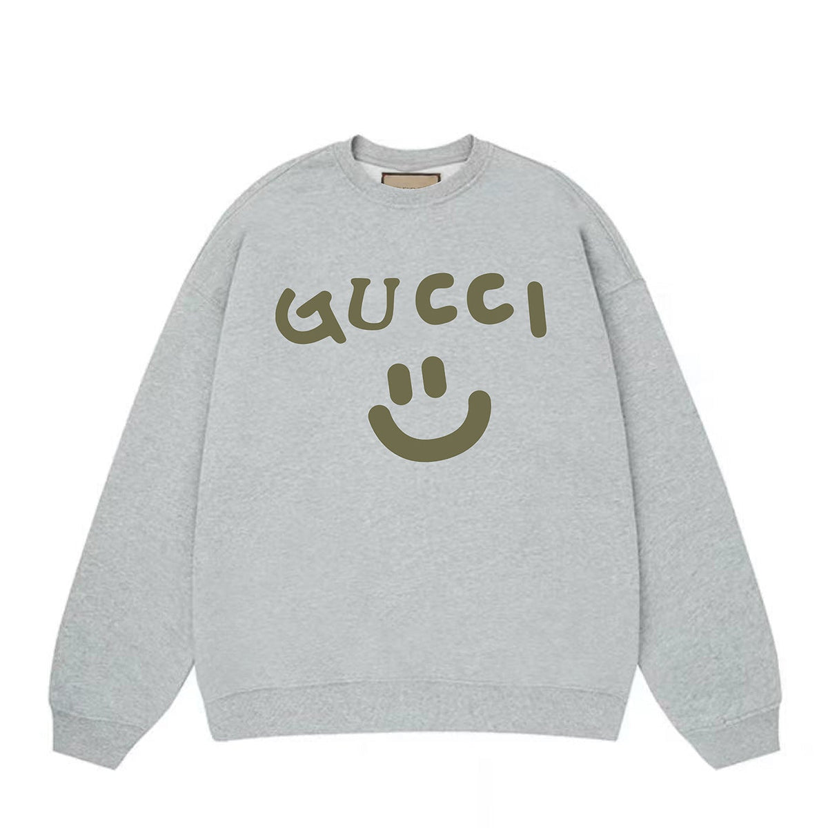 smiley printed sweatshirt