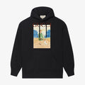 Children and dogs printed hoodie