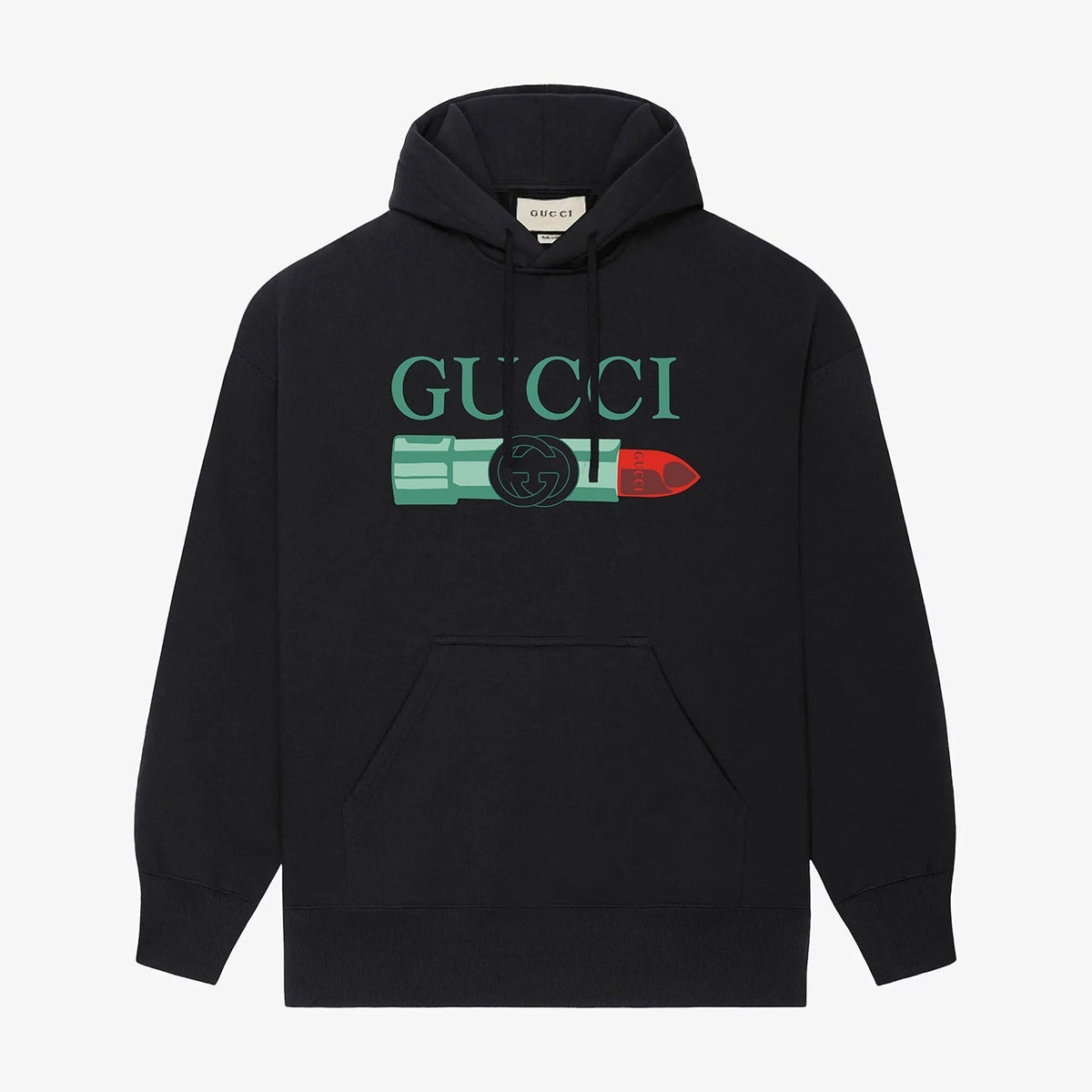 Lipstick printed hoodie