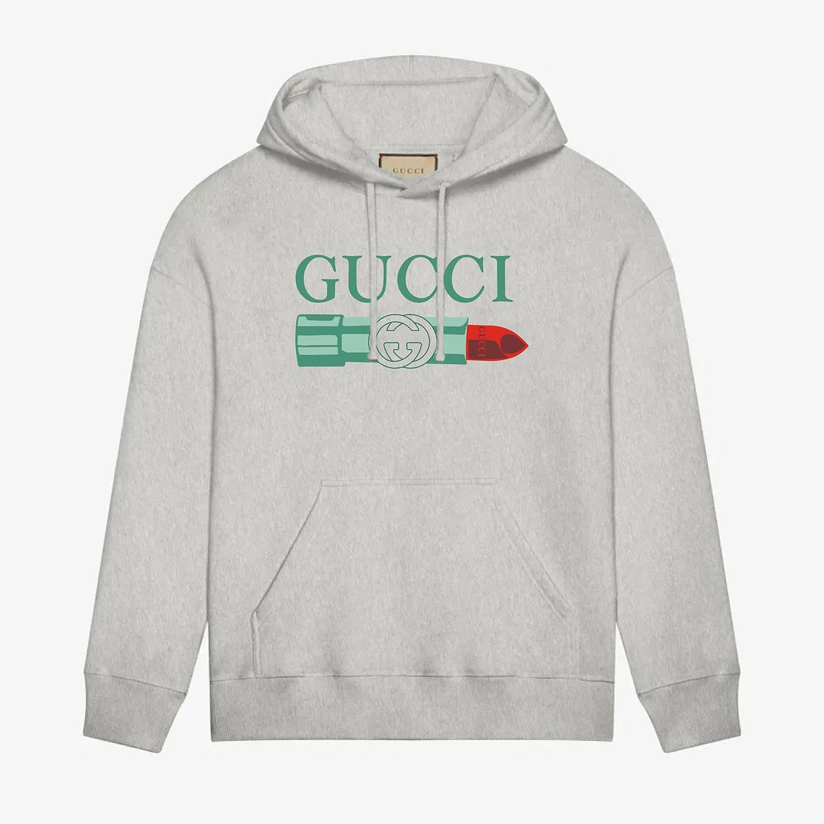 Lipstick printed hoodie