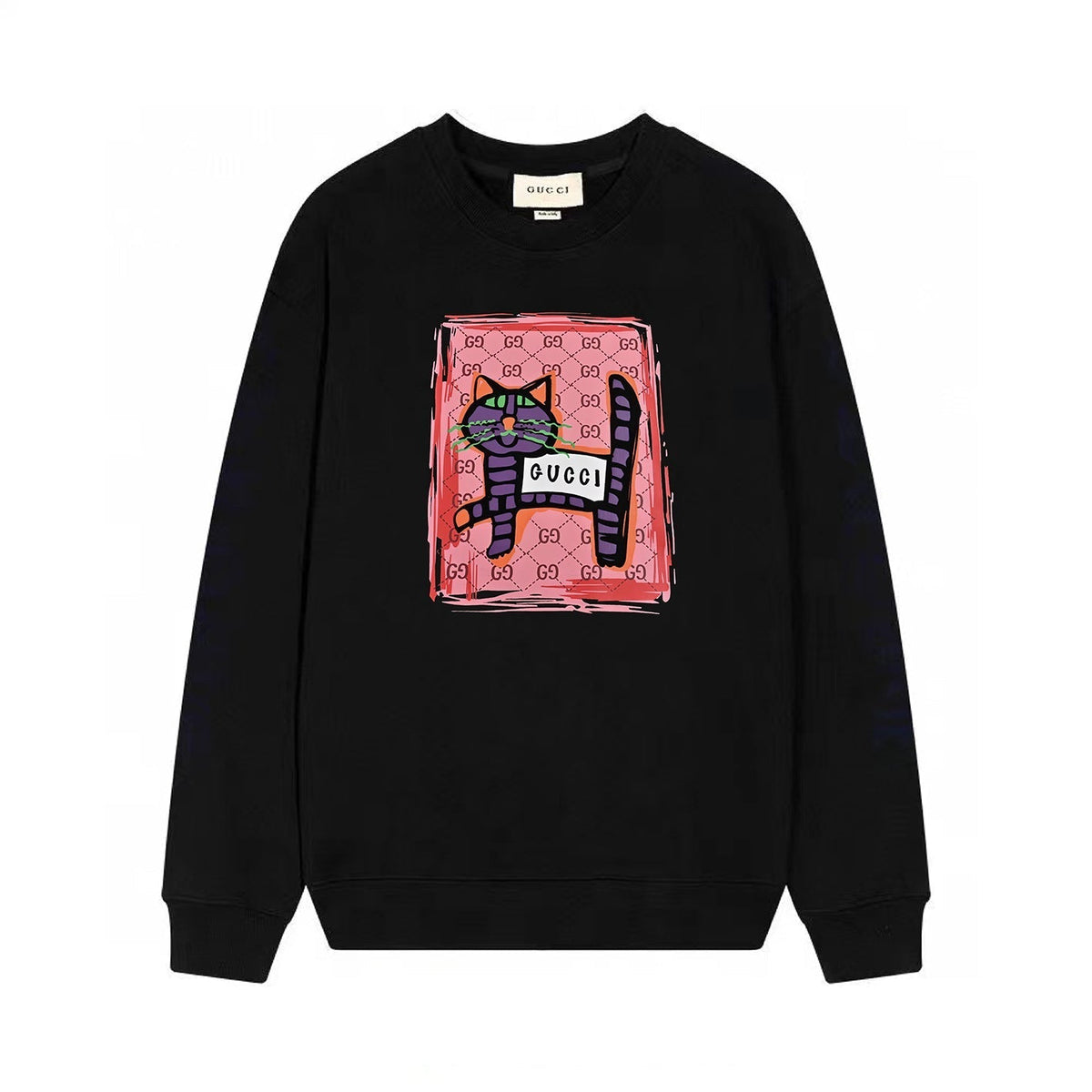Cat printed sweatshirt