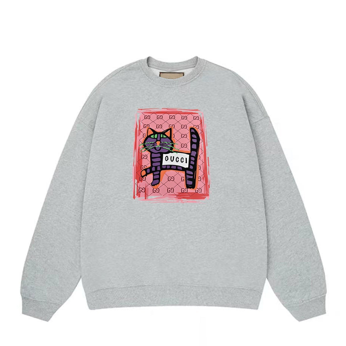 Cat printed sweatshirt