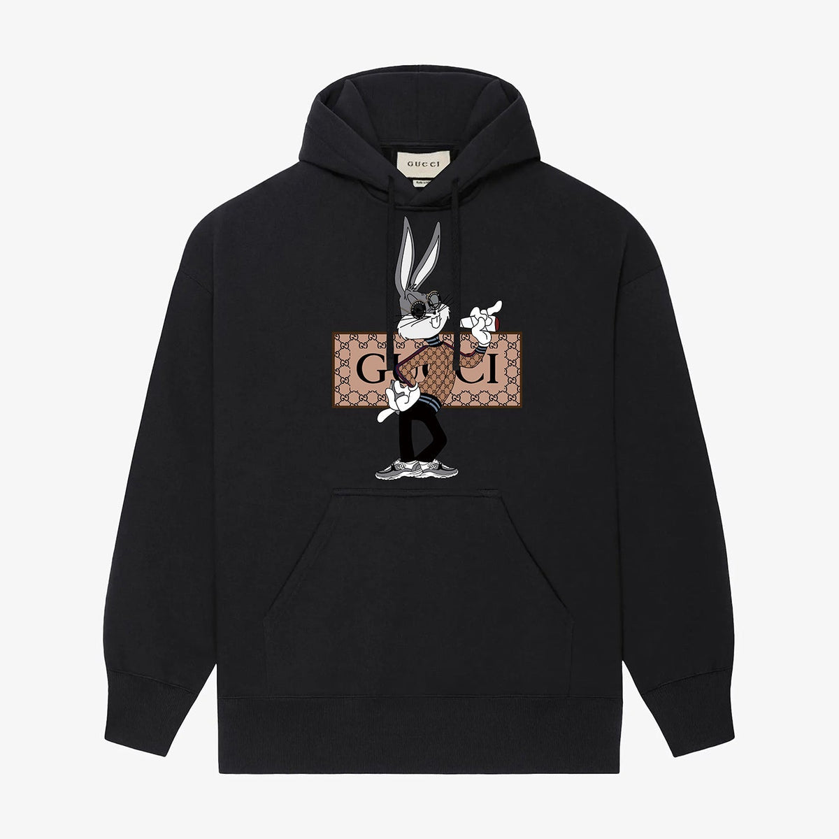 Bunny printed hoodie