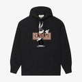 Bunny printed hoodie