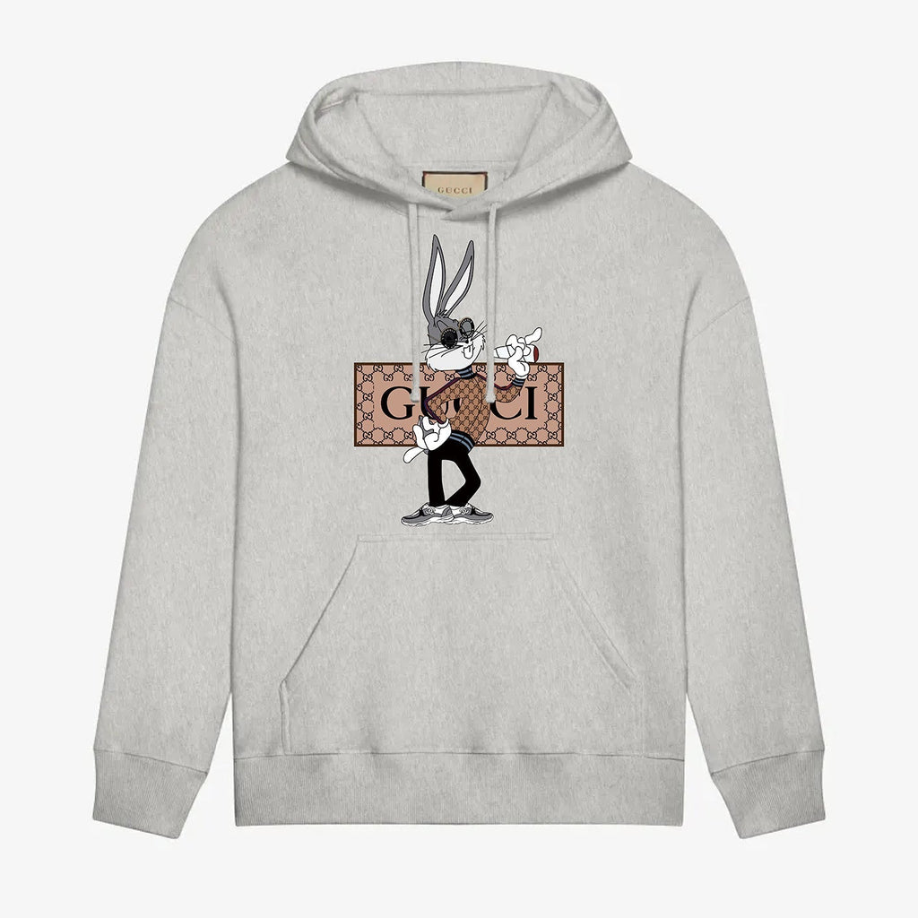 Bunny printed hoodie