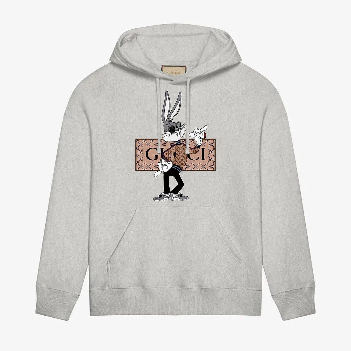 Bunny printed hoodie
