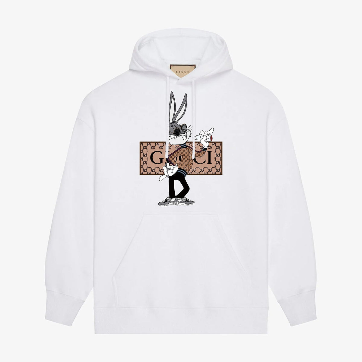 Bunny printed hoodie