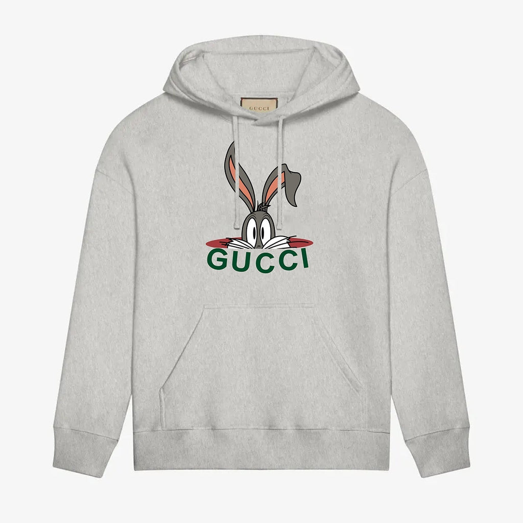 Bunny printed hoodie